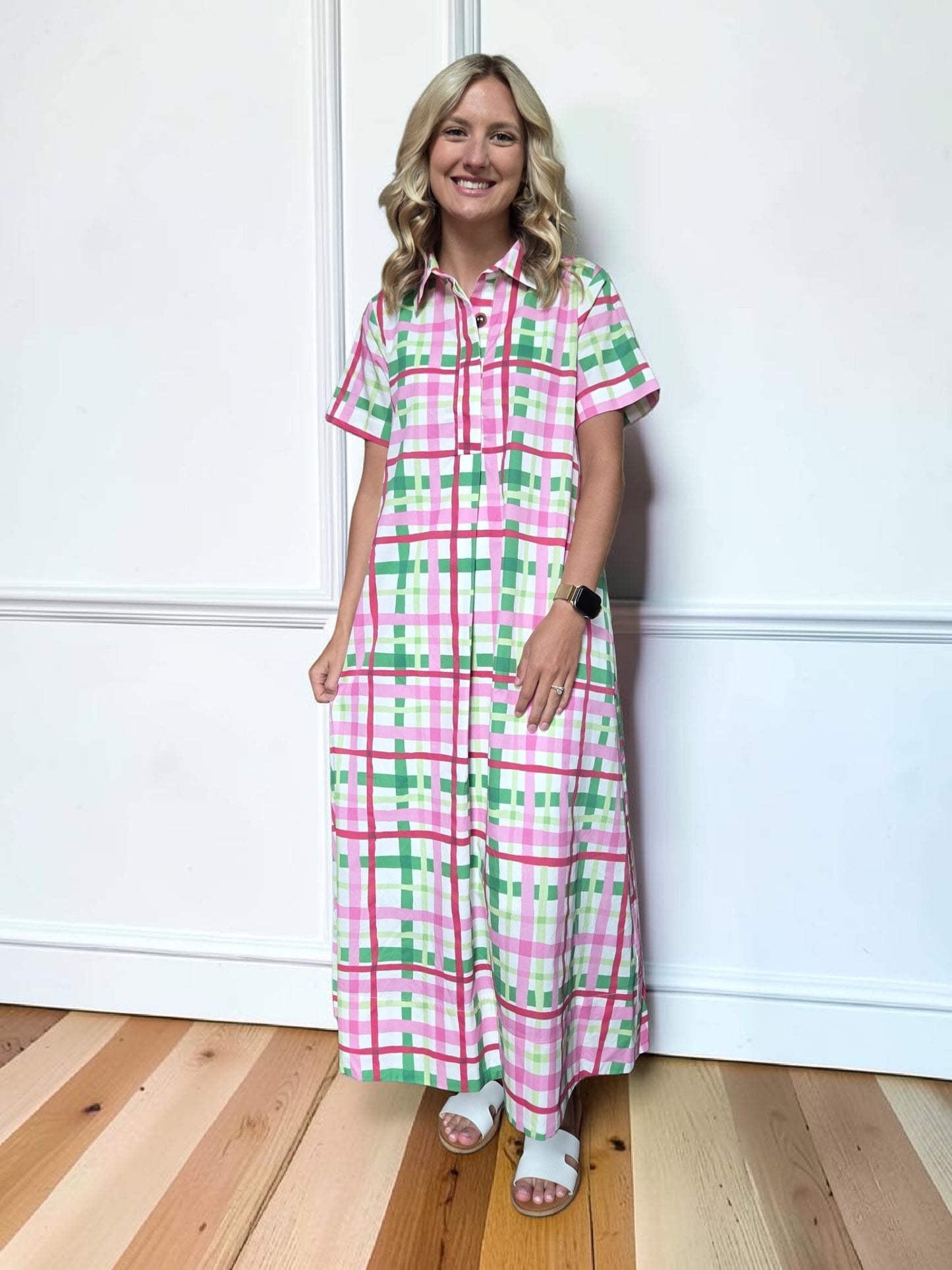 Mary Katherine Plaid Dress