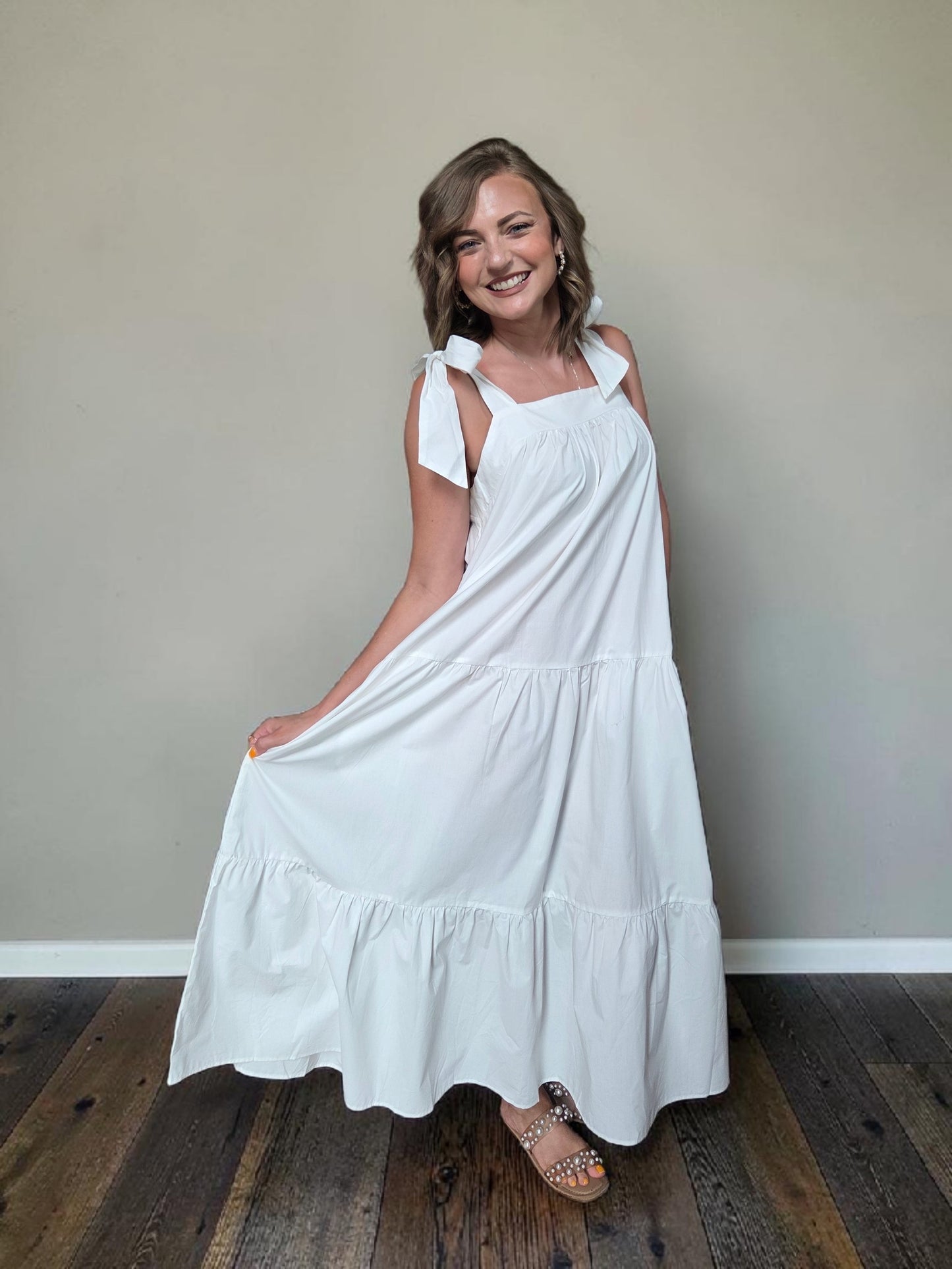 Emily Tie Shoulder Dress