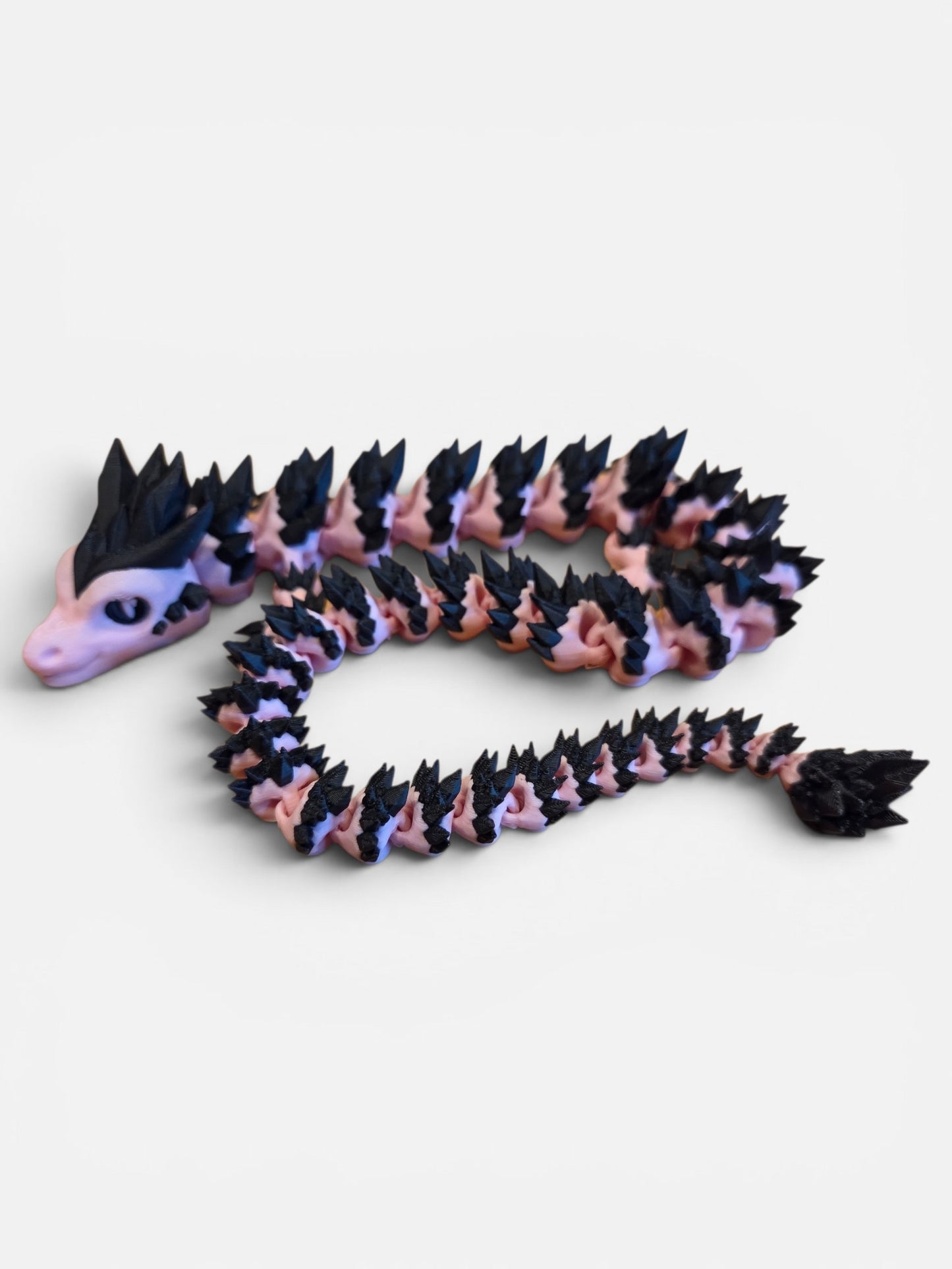 3D Printed Dragon Pink/Black