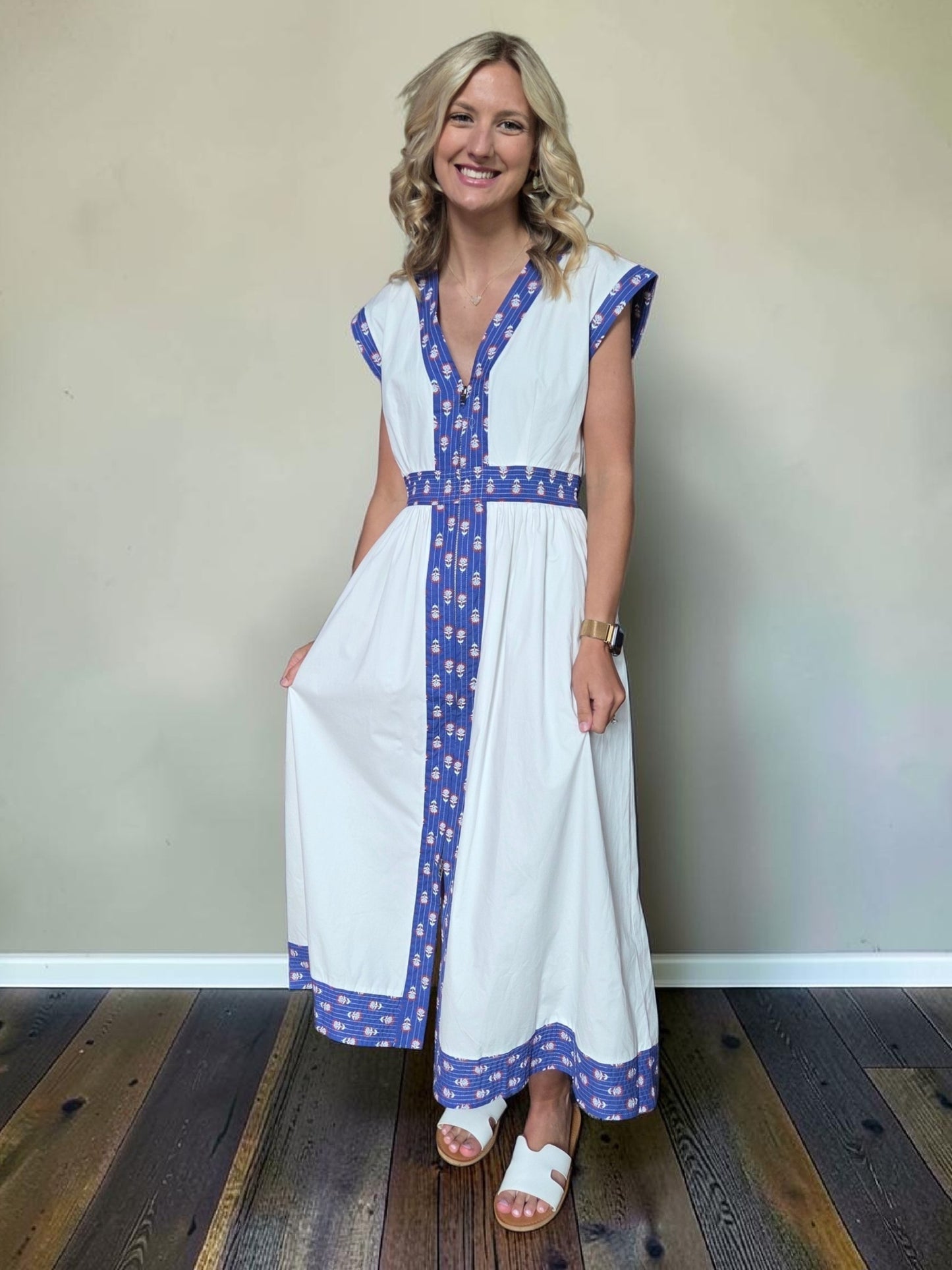 Kasey Contrast Trim Dress