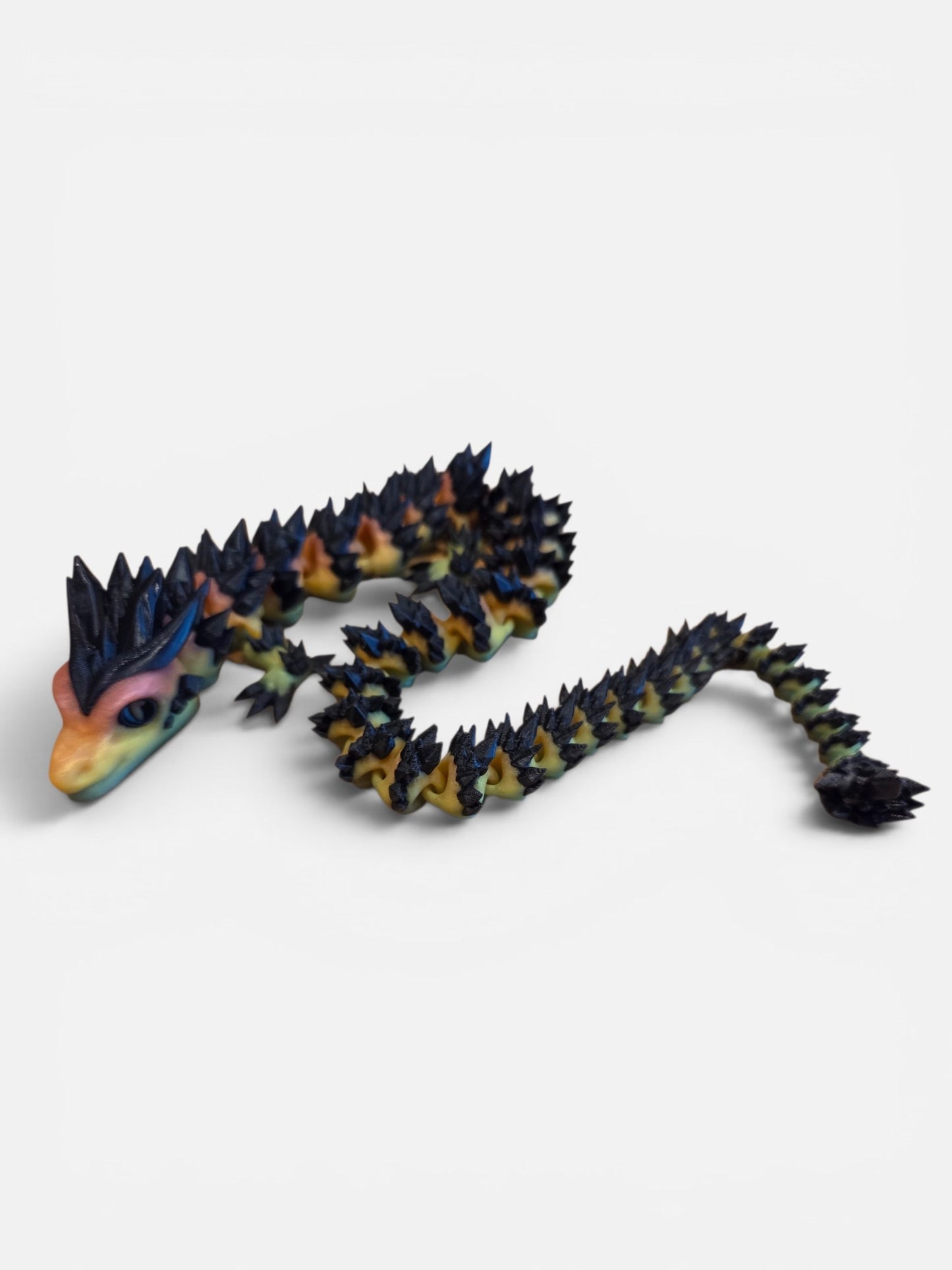 3D Printed Dragon Multicolor Glow in the Dark