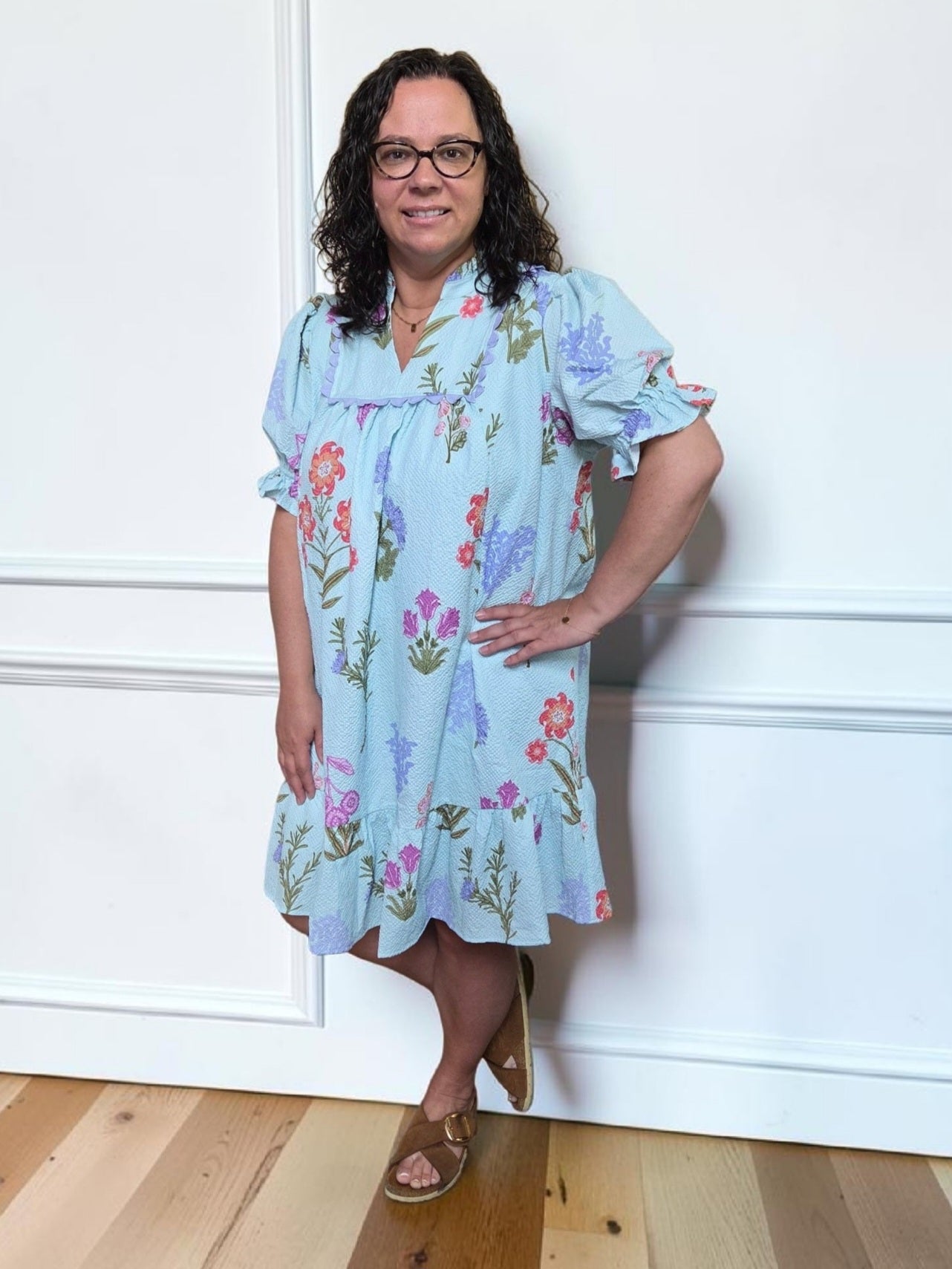 Callie Floral Dress PLUS