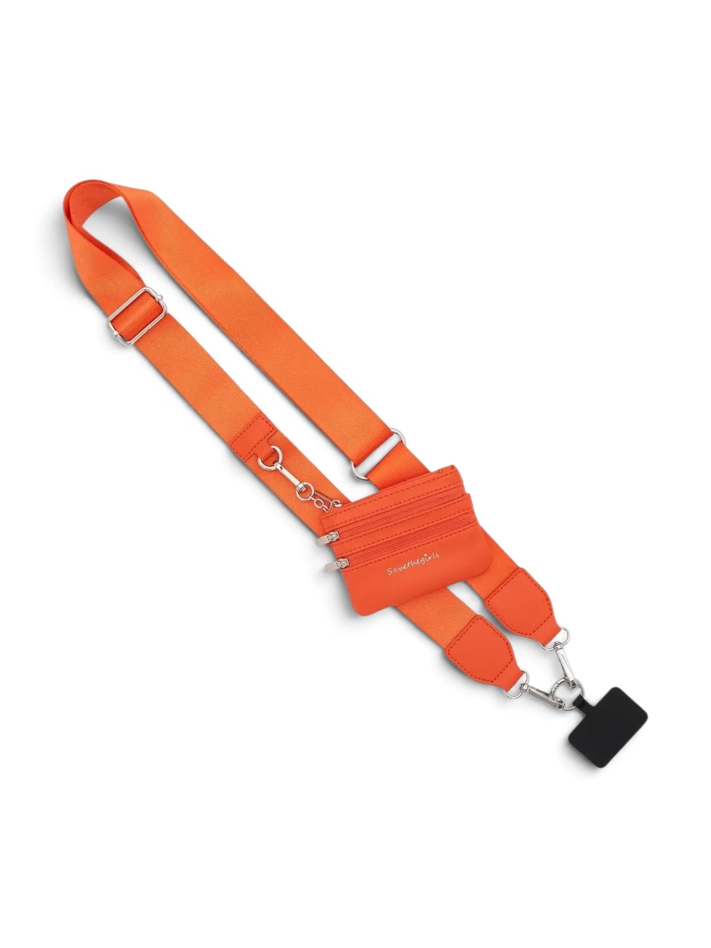 Clip & Go Strap w/Pouch Orange