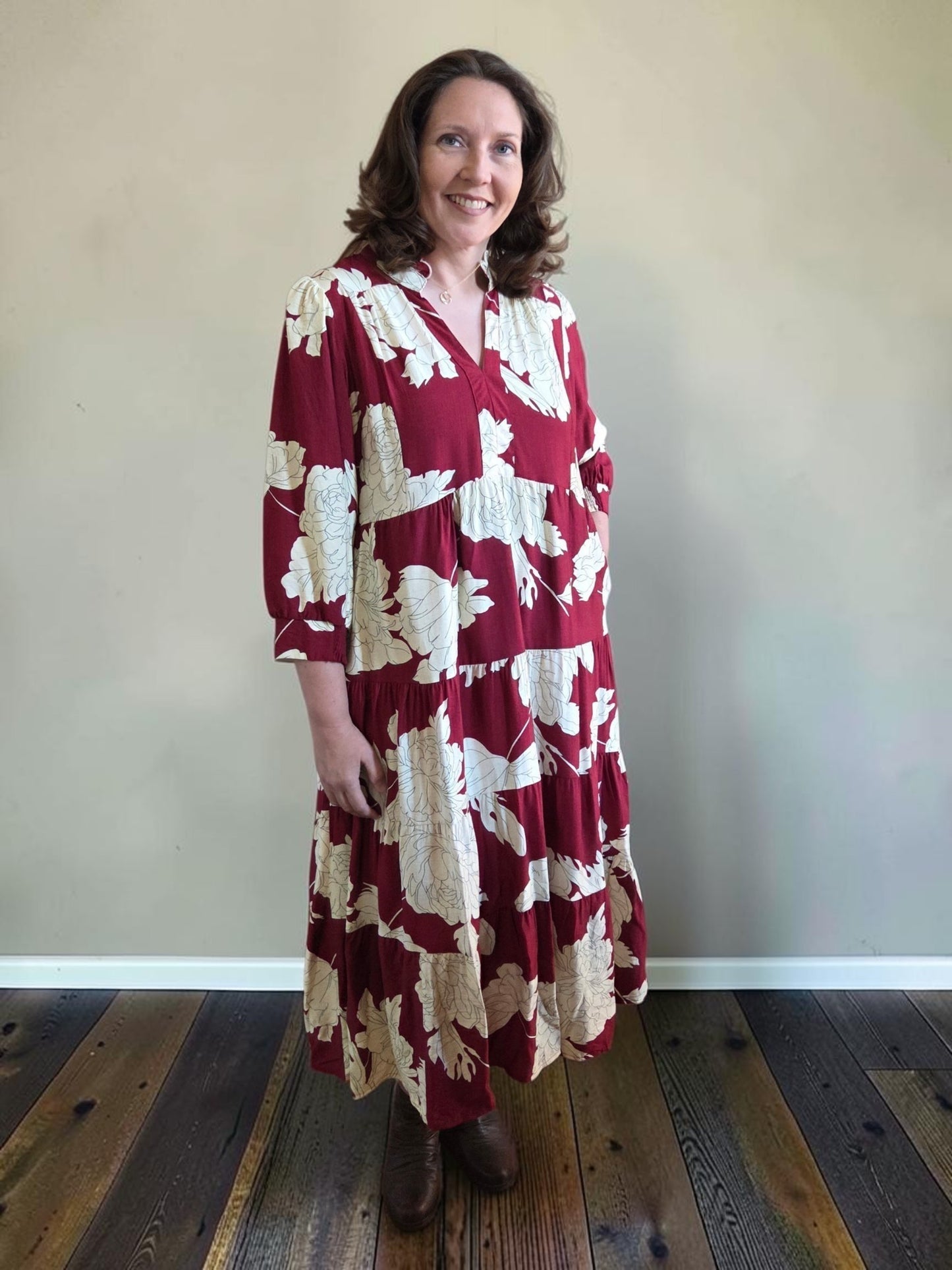 Ruby Floral Dress PLUS