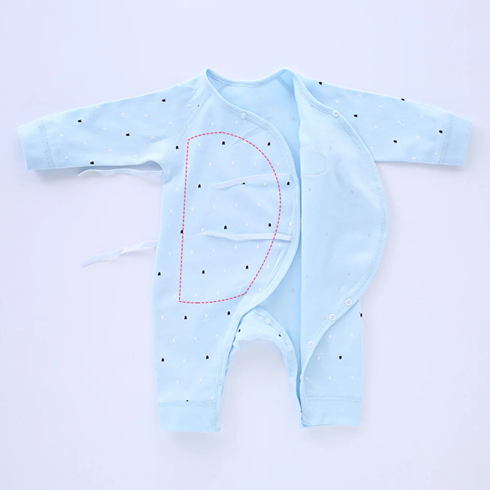 Baby Girl Rompers Long Sleeve Cotton Spring Autumn Newborn Boy Onesies 0-6 Months Hospital Clothes