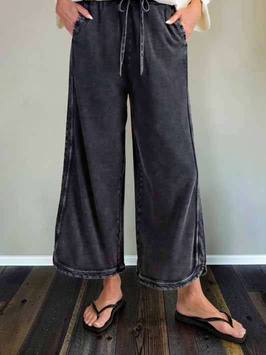 Hadleigh Terry Knit Pant in Ash