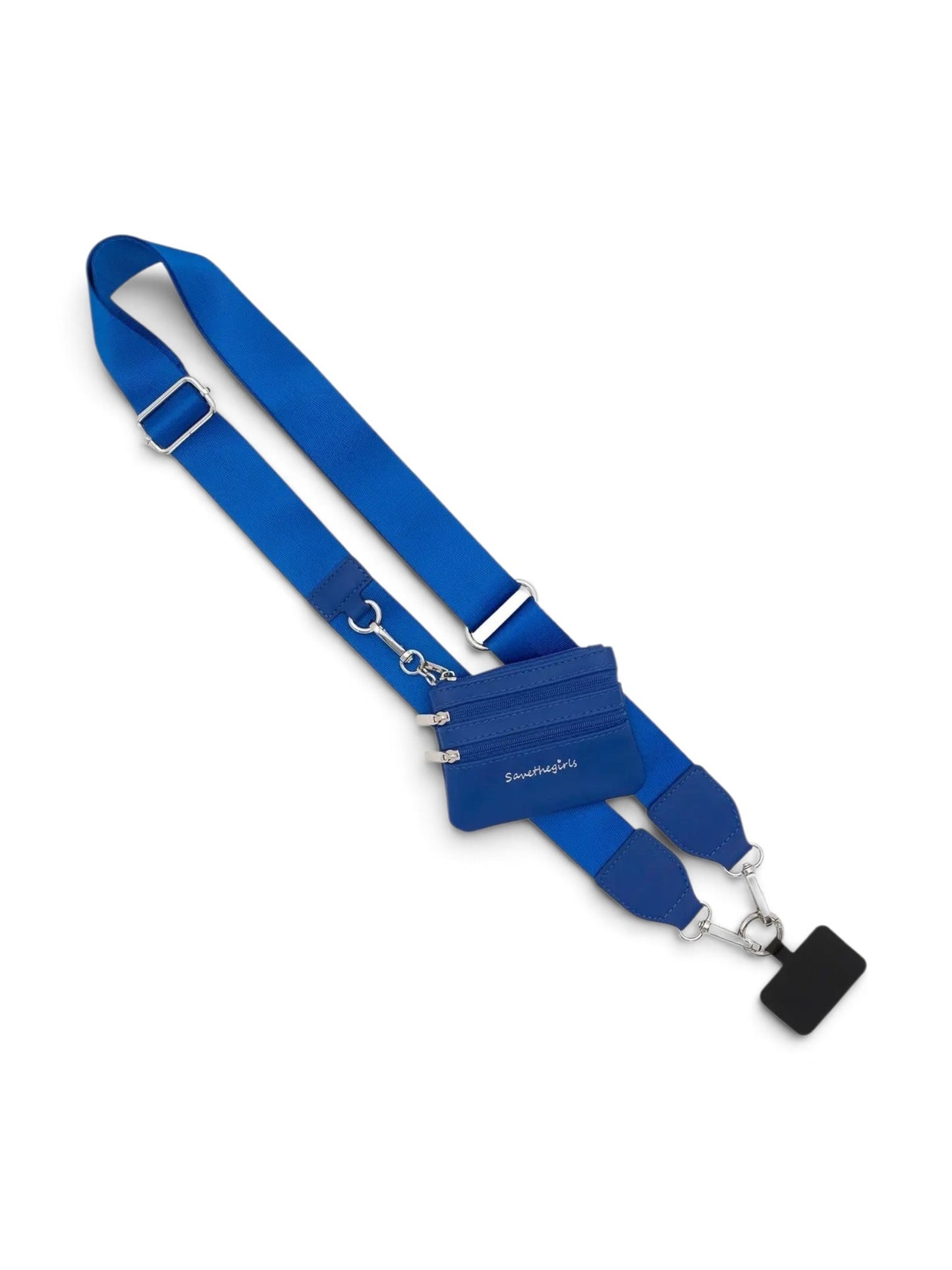 Clip & Go Strap w/Pouch Royal Blue