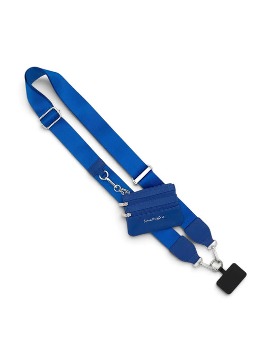 Clip & Go Strap w/Pouch Royal Blue