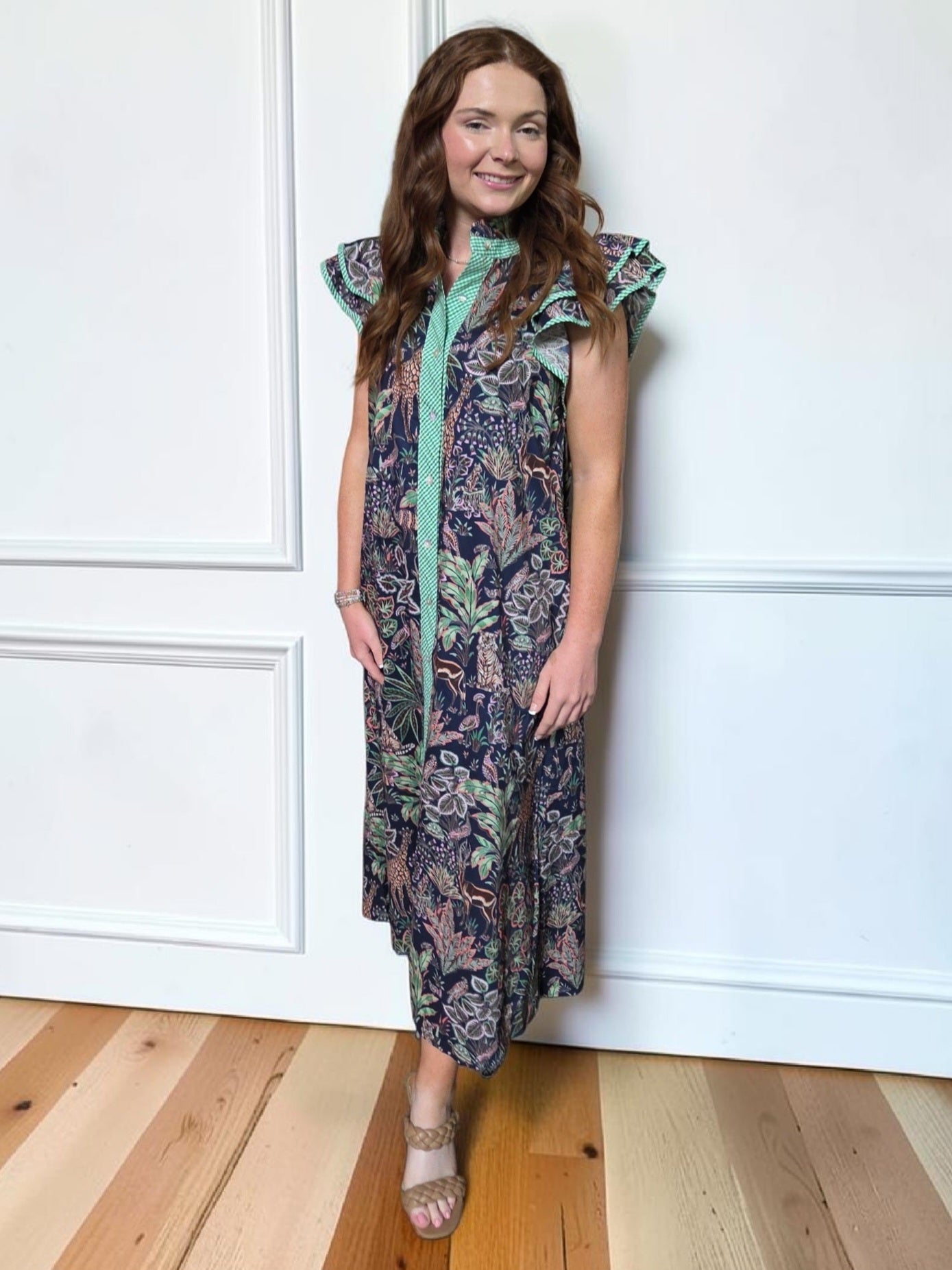 Reagan Jungle Print Dress