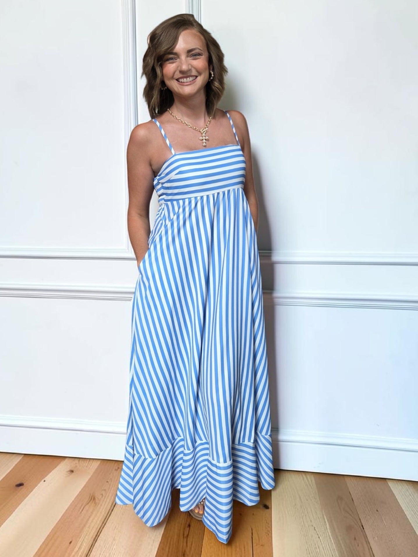 Leah Striped Dress