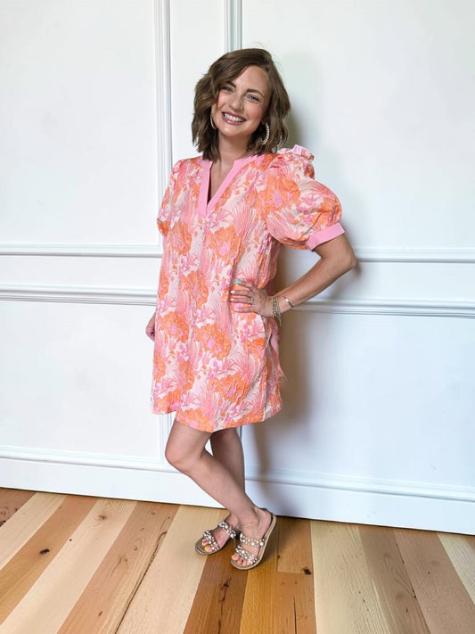 Katrina Jacquard Dress