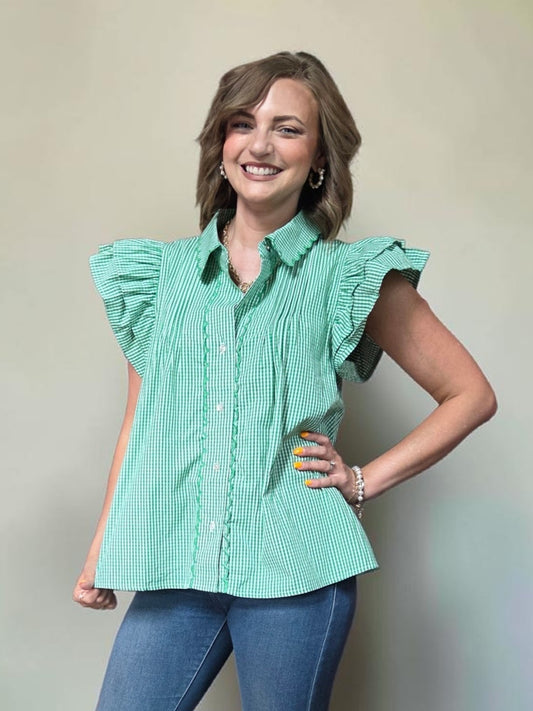 Gwen Button-Down Top