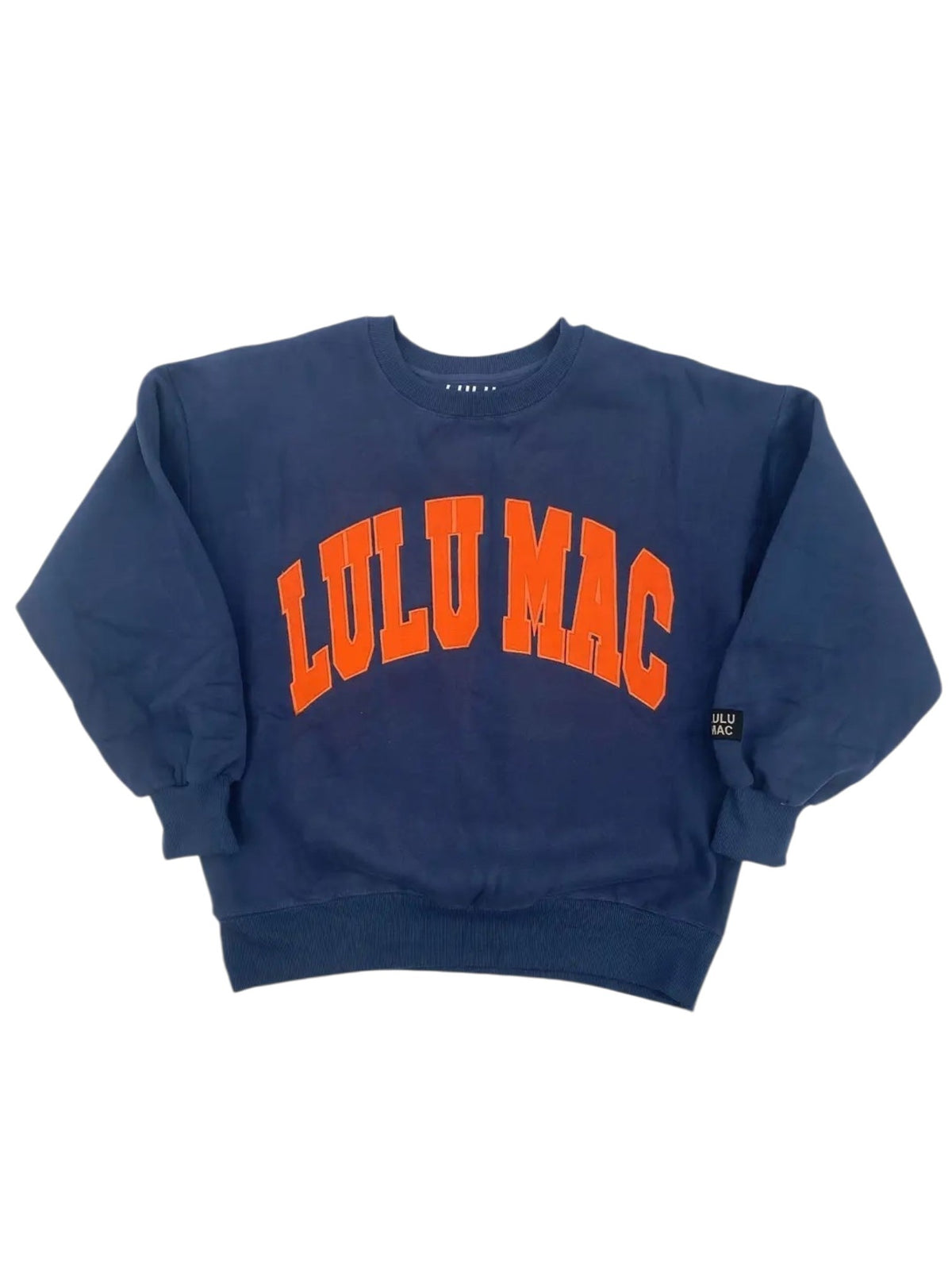 Lulu Mac Sweatshirt Navy/Orange