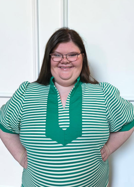 Laural Striped Top PLUS