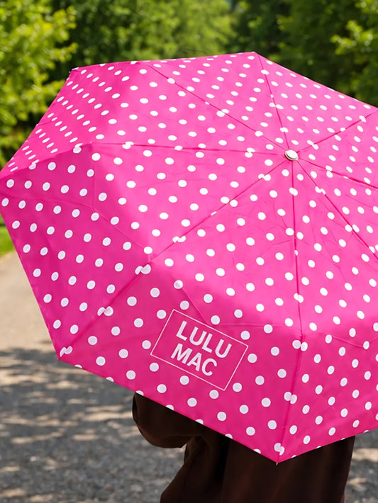 LLM Umbrella Pink with White Dot