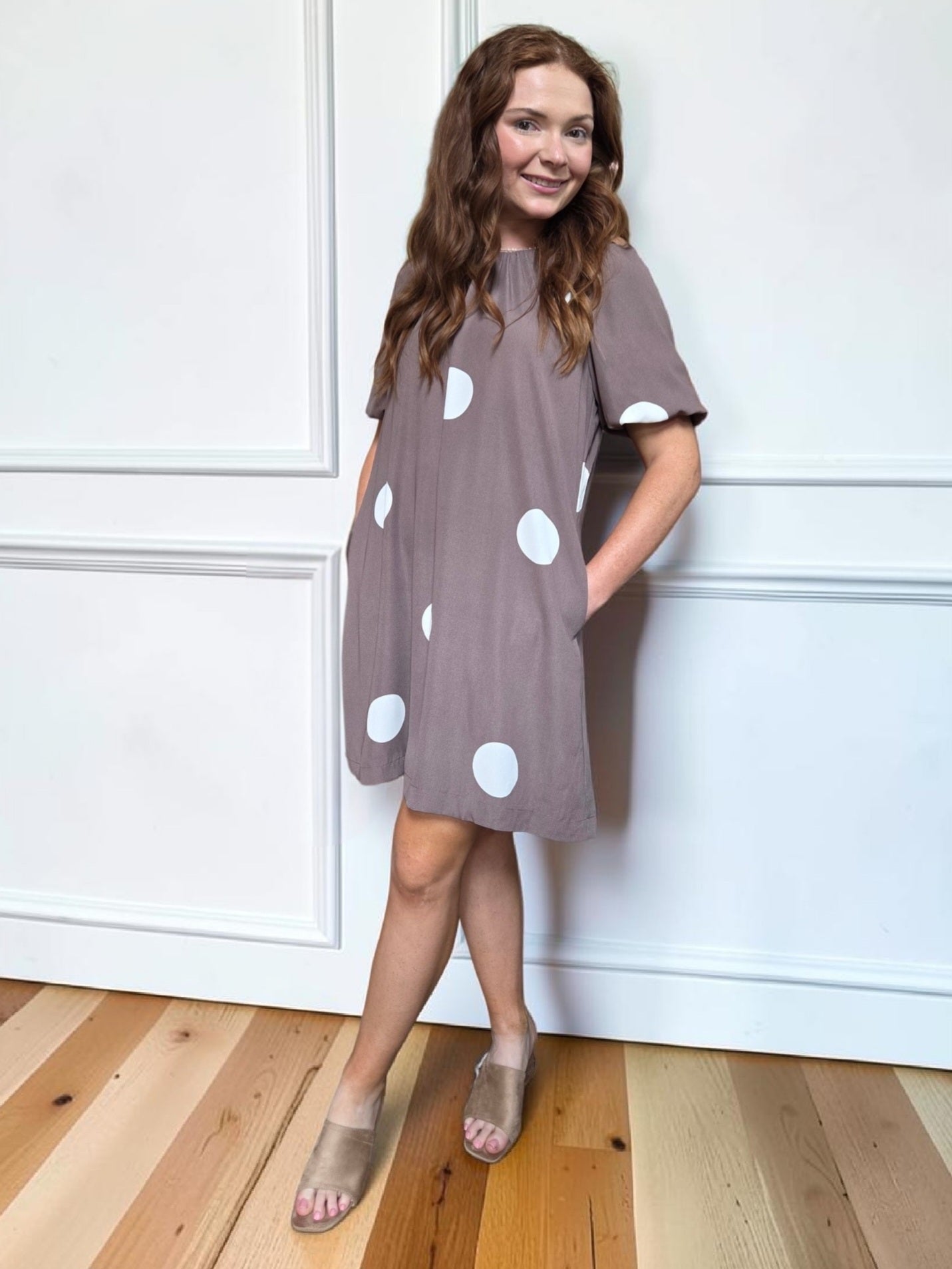 Deborah Polka Dot Dress