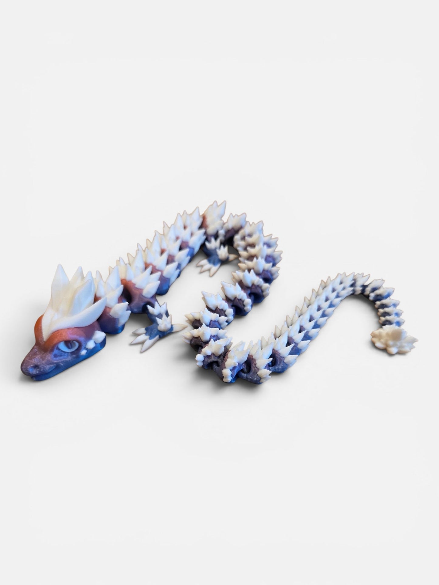 3D Printed Dragon Rainbow (Purple/Pink)